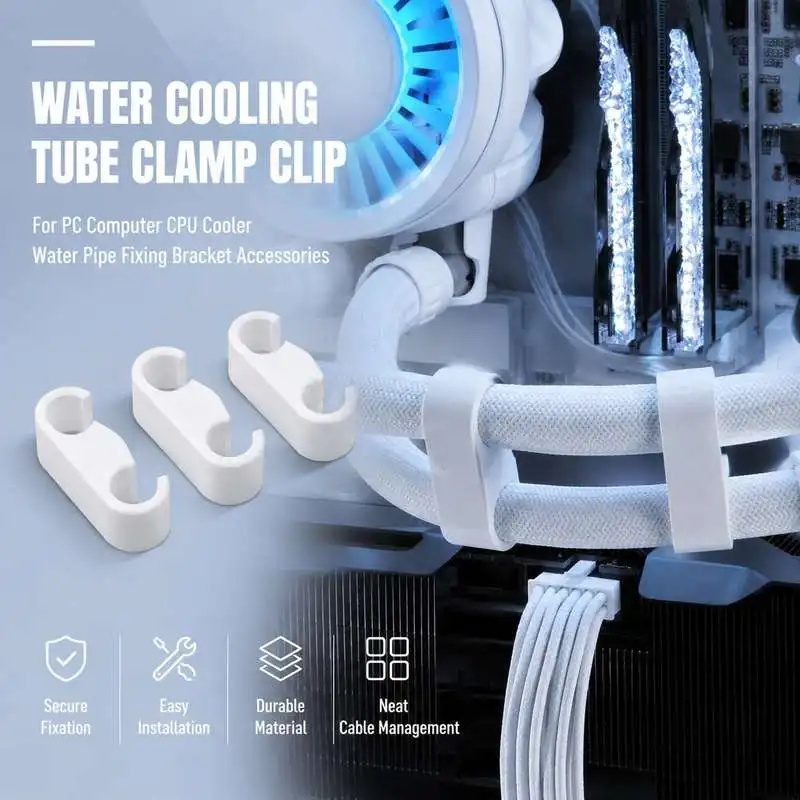 Pc Water Cooling - مشبك تثبيت خرطوم تبريد المياه للكمبيوتر،