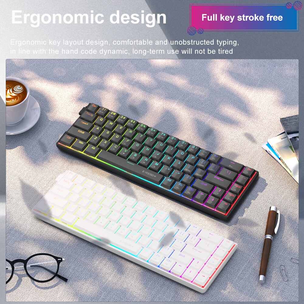 لوحة مفاتيح الألعاب الميكانيكي - مراجعة Pc Gaming Pink وسعره